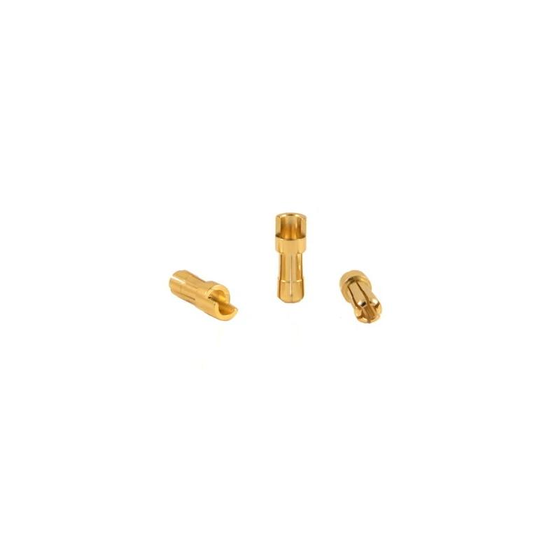 5.5mm Male Gold Connectors (3pcs)