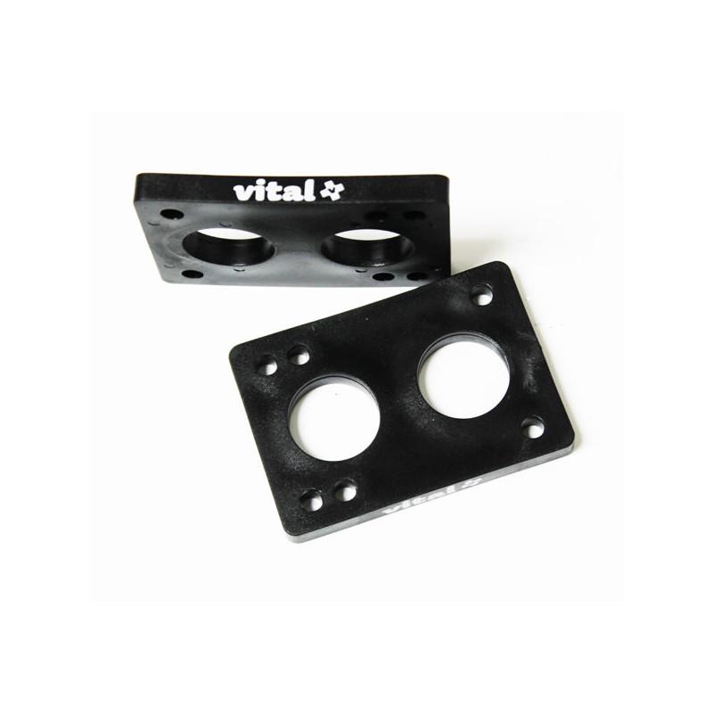 Flat HARD riser pads for electric skateboards